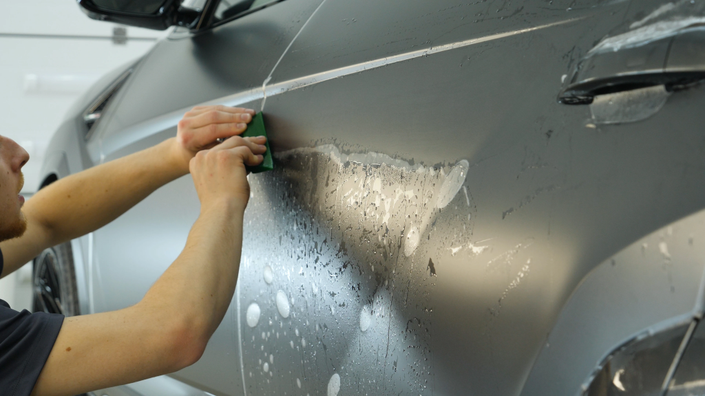 matte paint protection film installation