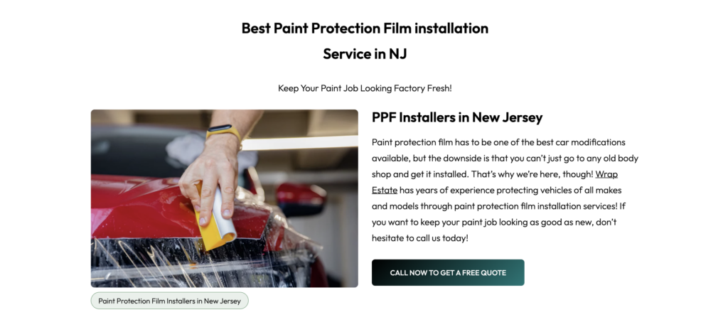 Paint Protection Film NJ: The Ultimate Resource for Car Enthusiasts